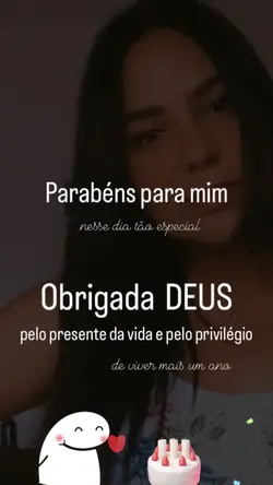 Parabéns para mim🎁
