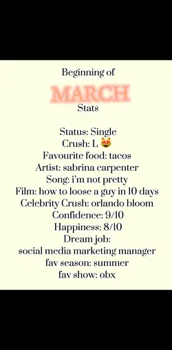 beginning of march