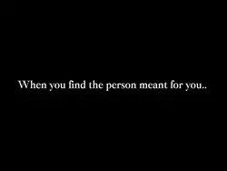 Meant for you