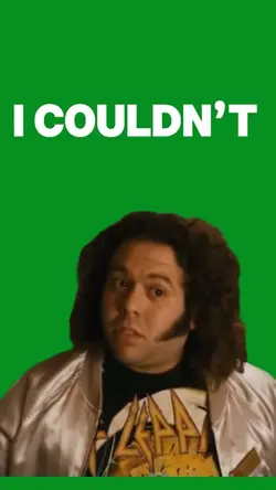 I couldn’t