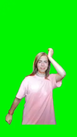 Crying dance girl