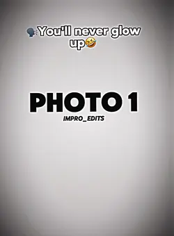 I think he glowed up