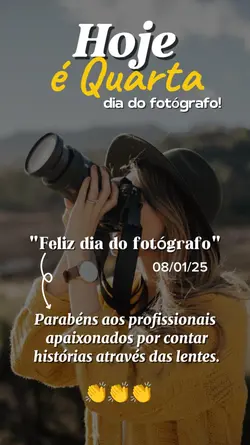 Dia do fotógrafo 