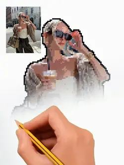 Pixel painting