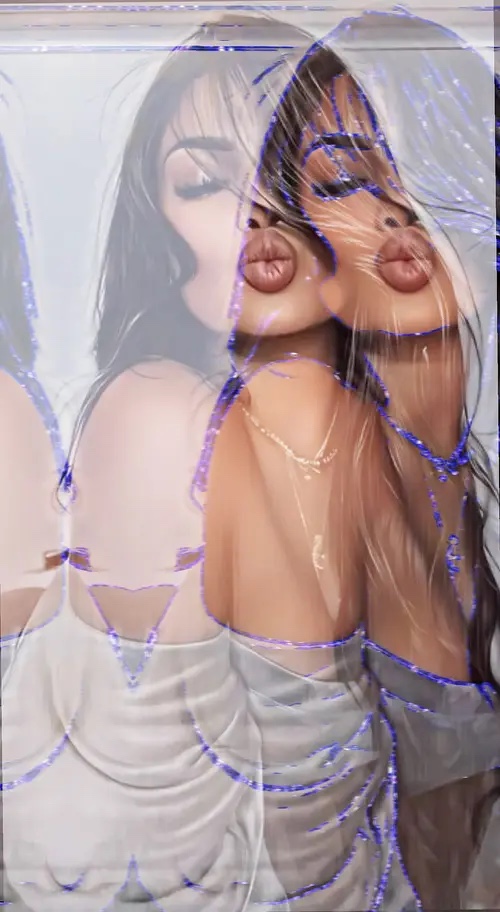 글리터 셀카 💋