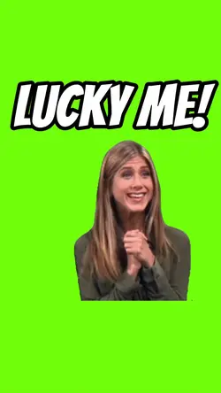 RACHEL LUCKY ME MEME