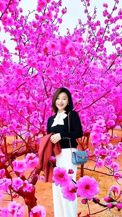Among the flowers