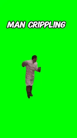 Man crippling 