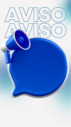 aviso azul