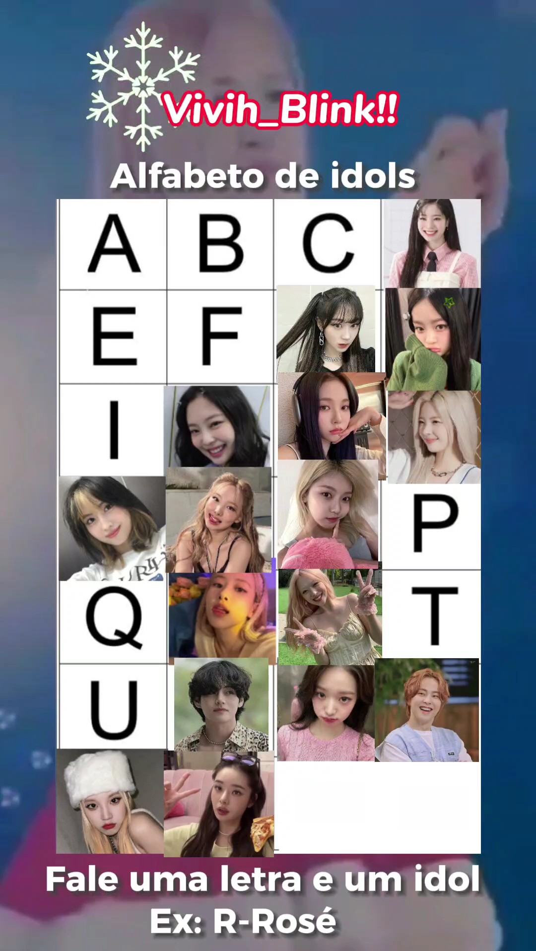Alfabeto de idols 