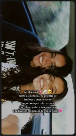 aniversário irmã