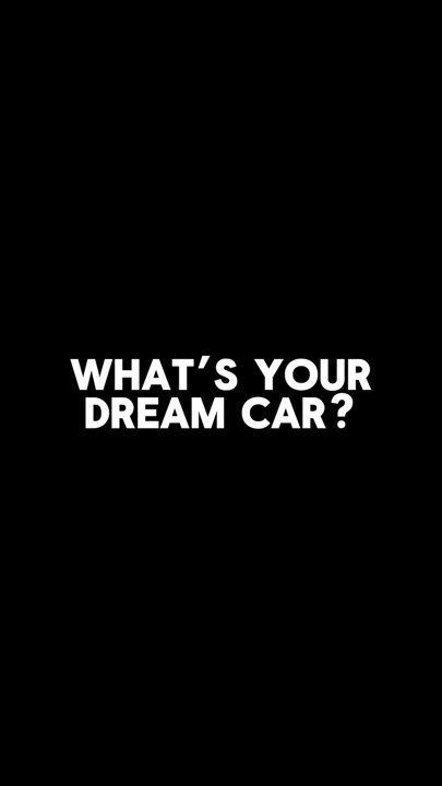 Carro dos sonhos.