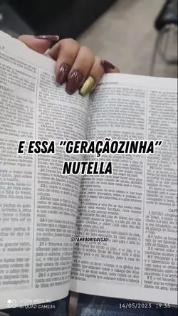 geração Nutella 