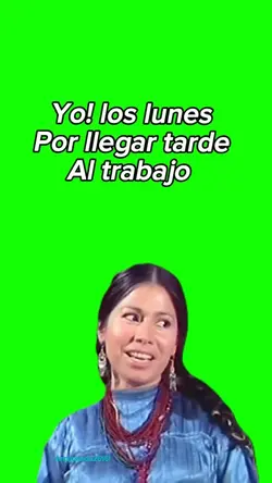 Maria por llegar tar