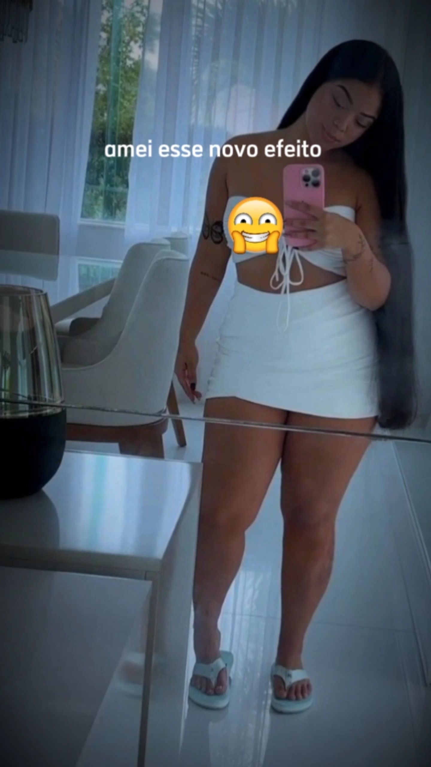 veja como fica
