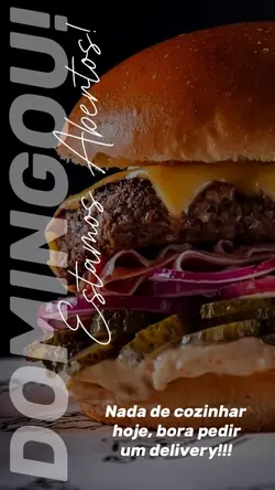 Hamburgueria aberta 