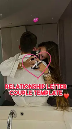 Relationship letter❤️