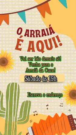 Convite festa junina