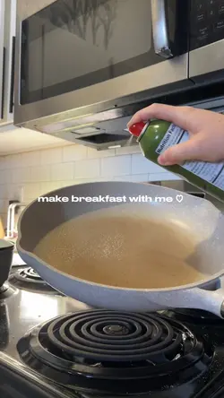 make breakfast w me