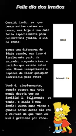 feliz dia dos irmãos