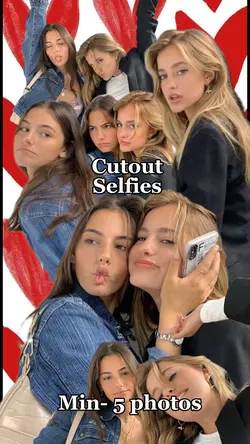 Cutout selfies
