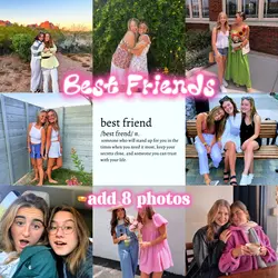 best friend collage