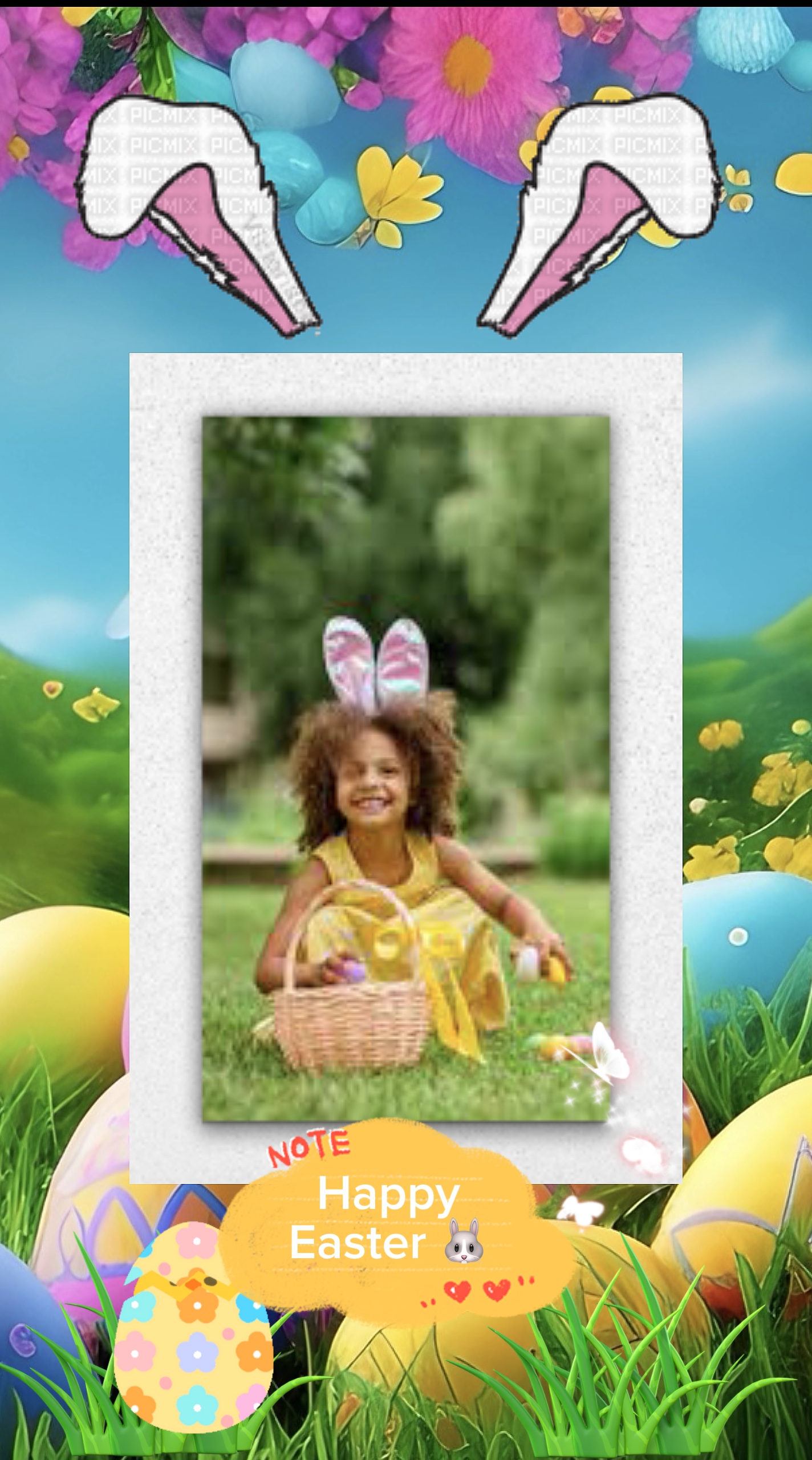 Moldura de Páscoa 🐰