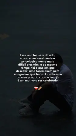 Esse ano foi...