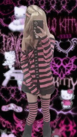 goth hello kitty🩷
