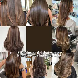 Honey brown balayage