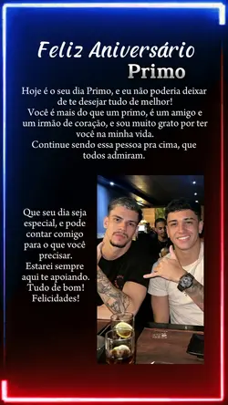 Parabéns Primo