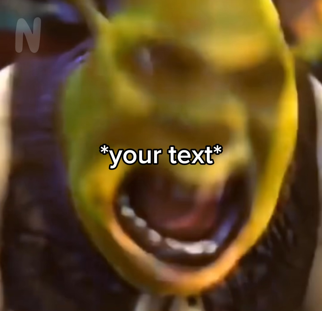 Gritando Shrek