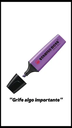 Grife algo important