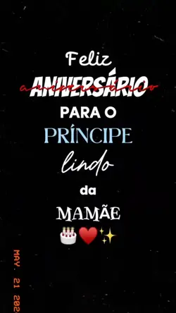 Parabéns filho
