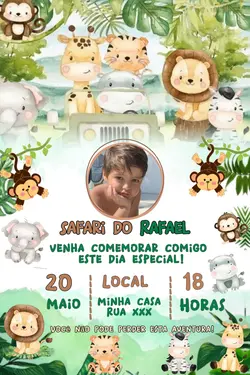 Safari com foto