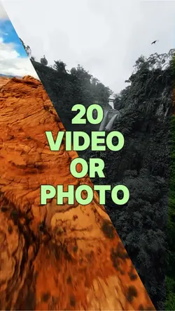 20 video or photo 
