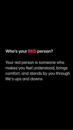 Red person