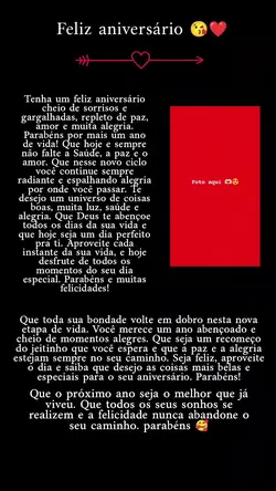 Feliz aniversário 