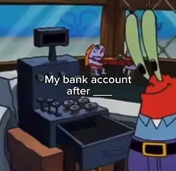 Empty bank