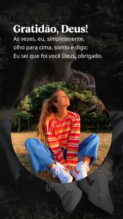 Gratidão, Deus!