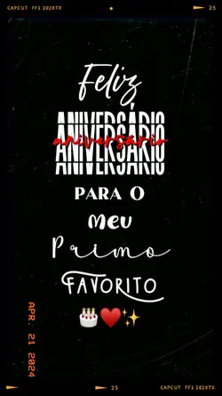 Parabéns Primo