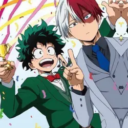 Deku and shoto sing