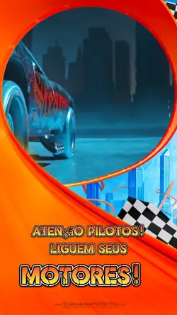 Convite Hotwheels 