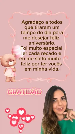 Agradecimento 🙏