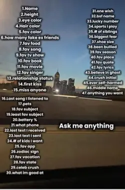 Pick questions!