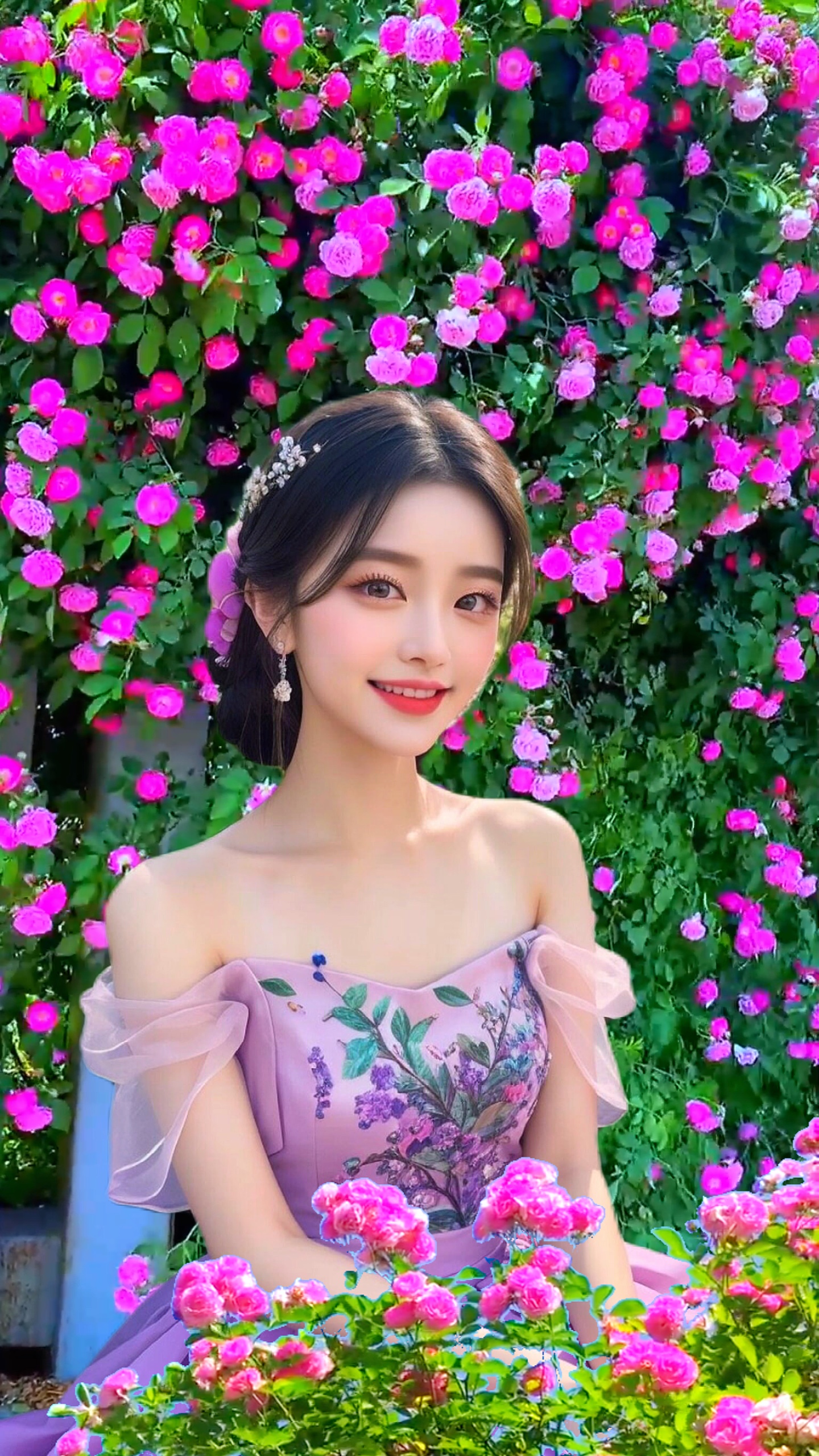 Amid the flowers