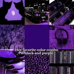 Black and purpl