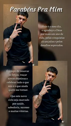 Parabéns pra mim