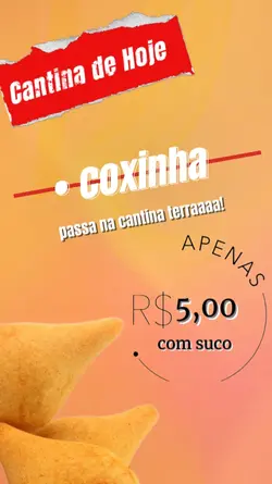cantina de hoje 