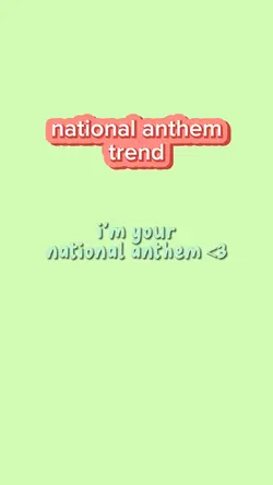 national anthem❤️